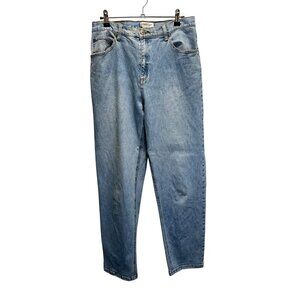 Coldwater Creek Womens Straight Leg Denim Jeans Size 12 Blue 96% Cotton 4% Spand
